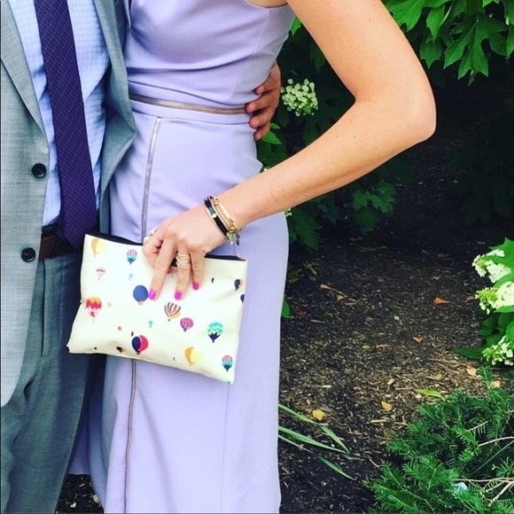 CUSHNIE Lavender Twisted Zipper Dress 6 - Picture 9 of 10